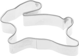 Birkmann 1010692010 Ausstechform Hase springend, Kunststoff, Grau, 5 x 3 x 2 cm