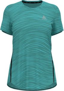 Odlo Zeroweight Engineered Chill-Tec T-Shirt Jaded Melange XS Laufshirt mit Kurzarm