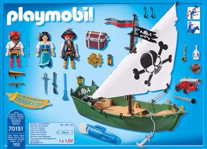 PLAYMOBIL Piratenschiff, 70151
