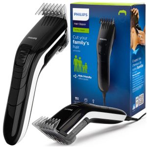 Philips Family Hairclipper QC5115/15 Rodzinna maszynka do strzyżenia włosów, Czarny, Biały, 3 mm, 2,1 cm, 4,1 cm, Prąd przemienny, 4,1 cm Philips Family Hairclipper QC5115/15 Rodzinna maszynka do strzyżenia włosów, Czarny, Biały, 3 mm, 2,1 cm, 4,1 cm, Prąd przemienny, 4,1 cm
