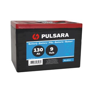 Pulsara Hybrid-Alkaline Weidezaunbatterie 9V/130 Ah