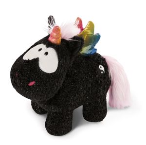 Nici 48410 schwarzes Einhorn Rainbow Yin & Yang 32cm stehend Plüsch Kuscheltier