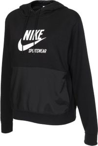 Nike Kapuzenpullover Damen mit Fleece Innenseite, Farbe:Schwarz, Größe:L Nike Kapuzenpullover Damen mit Fleece Innenseite, Farbe:Schwarz, Größe:L