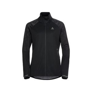 Odlo Damen Zeroweight Pro Warm Laufjacke mit Reflektoren, Größe:M, Farbe:black