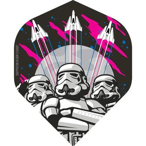 Original Storm Trooper Dart Flight - 3 Storm Troopers & 3 Space Crafts - Standard No.2 100 Micron