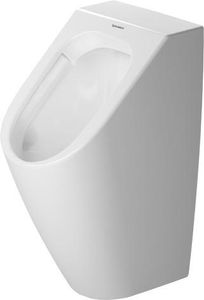Duravit Urinal RIMLESS ME by Starck 0,5 l, Abgang waagerecht, ohne Fliege HygieneGlaze weiß