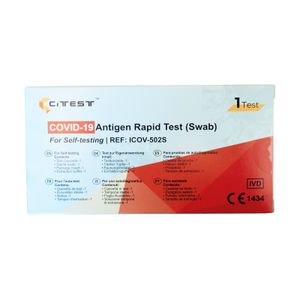 1 Stück - COVID-19 Antigen Rapid Test (Nasal Swab) AT1350/21 Selbsttest zur Eigenanwendung / ID 1476