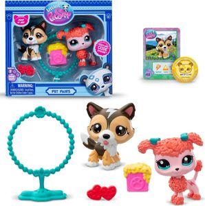 Littlest Pet Shop 2 figurky - Sheltie a Pudl