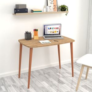 Schreibtisch Kongsberg Computertisch 70 x 90 x 60 cm  PC-Tisch Arbeitstisch für Home Office Büro Eiche