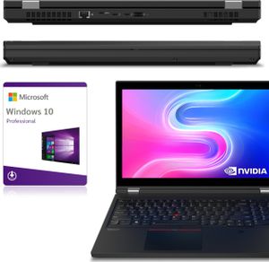 Notebook Laptop Lenovo Thinkpad P15 Gen 1 4K i9-10885H 64/1000 GB SSD Win10 Grade A-