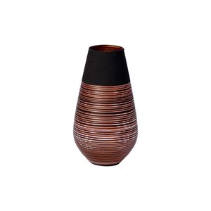 Villeroy & Boch Vase Manufacture Swirl schwarz,braun