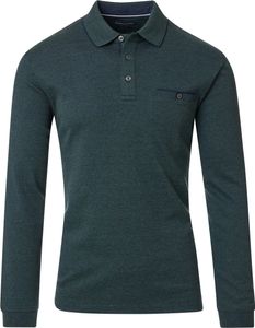 CASAMODA Herren Poloshirt Langarm Polokragen Casual-Fit Piqué Grün L CASAMODA Herren Poloshirt Langarm Polokragen Casual-Fit Piqué Grün L