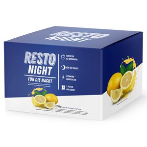 RestoNight Citrus | Vitamin Drink | Nahrungsergänzungsmittel mit Vitaminen, Mineralstoffen und Spurenelementen | Schlafhilfe Erwachsene (1 x 210g)