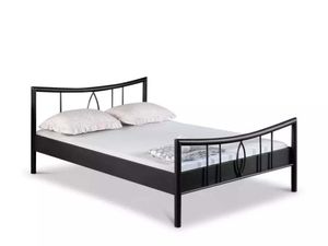 Metallbett Luisa – 120 x 200 cm / schwarz