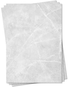 Gastronomie Papier (Grau-Eis-Marmor, DIN A5, 100 Blatt, MPA-5155b) für Speisekarten. Marmoriertes Papier, Marmorpapier zweiseitig bedruckt, für alle Drucker/Kopierer geeignet
