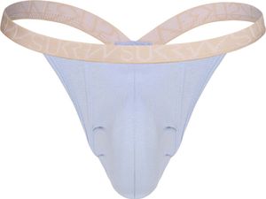String Homme SUKREW Bubble Thong Cortado - Sous-vêtement Sexy En Polyamide Brillant, Design Sportif Et Audacieux
