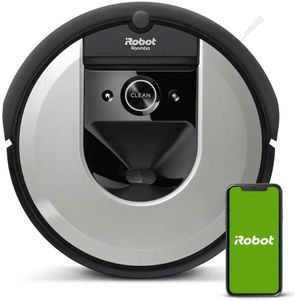 iRobot Roomba i7 i7156 Staubsaugerroboter, silber