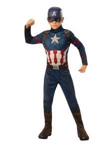 Rubie's Oficiálny detský kostým Marvel Avengers Endgame Captian America Classic - M
