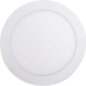 LED Solution Biely vstavaný LED panel guľatý 120mm 6W Farba svetla: Teplá biela 191074