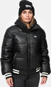 Frauen Winterjacke HYBREASAL Black/White XS Lonsdale