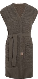 Knit Factory Luna Strickweste - Cappuccino - 40/42 Knit Factory Luna Strickweste - Cappuccino - 40/42