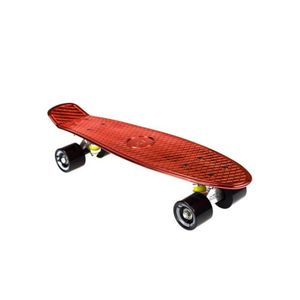 Nils Extreme Pennyboard für Kinder Jugend und Erwachsene –Kinder Skateboard Polypropylen Dec – 56x14 cm - Electrostyle - Rot