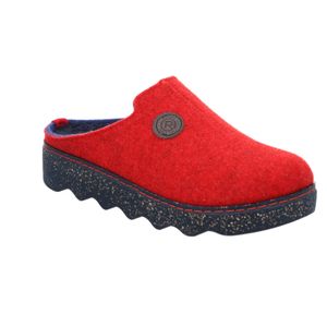 Rohde Damen Hausschuhe Pantoffeln Softfilz Foggia 6120, Größe:39 EU, Farbe:Rot