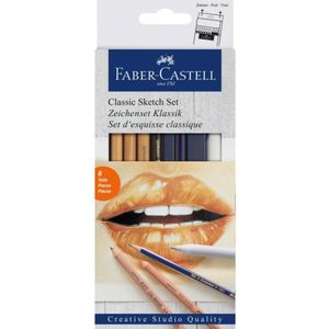 FABER-CASTELL Zeichenset KLASSIK 6-teilig