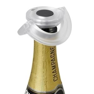 AdHoc FV33 Sektflaschenverschluss oder Champagnerverschluss Gusto, Kunststoff | Silikon, Farbe: Klar