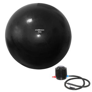 Sporttrend 24® Gymnastikball inkl. Blasebalg in verschiedenen Größen | Sitzball, Fitnessball, Yogaball, Sportball, 75cm