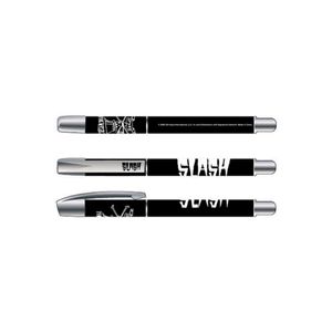 Slash - Gel-Stift, Logo RO9514 (Einheitsgröße) (Schwarz/Weiß)