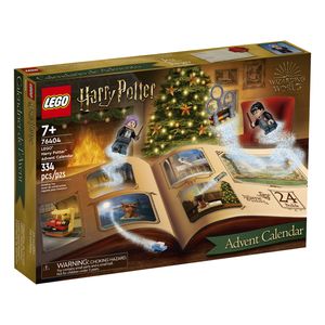 LEGO 76404 Harry Potter Adventskalender 2022 mit Brettspiel, 7 Minifiguren, Film-Szenen und Spielzeug Zubehör, magisches frühes Geschenk für Weihnachten