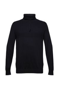 Esprit Pullover mit Tunnelzug-Kragen, black