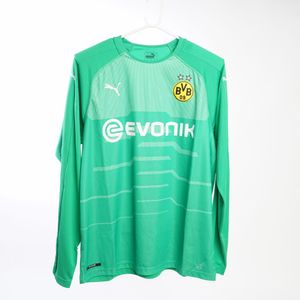 Puma BVB Borussia Dortmund Herren Torwarttrikot LS GK Jersey 18/19 - 753326-04 grün Größe: L