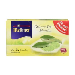 Meßmer Grüner Tee mit Matcha natürlich genießen 20 Teebeutel