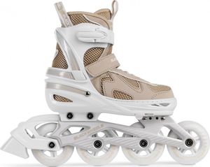 Inline korčule Blackwheels Flex Pro Beige Kolieskové korčule v 4 veľkostiach 34-37