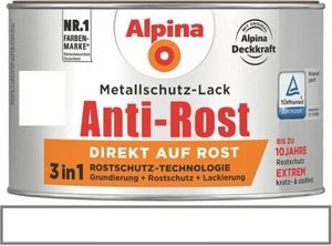 Alpina Metallschutz-Lack Anti-Rost 300 ml weiß matt