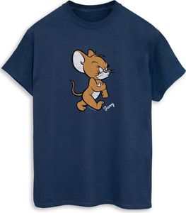 Tom a Jerry - pánské tričko BI685 (XL) (Námořnická modrá)