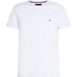 Tommy Hilfiger Herren Core-Stretch Extra Slim T-Shirt, Weiß