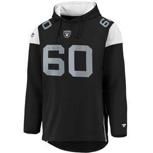 NFL Las Vegas Raiders #60 Hoody hooded Jersey Sweater Kaputzenpullover Franchise Overhead (S)