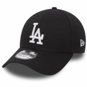 New Era 39Thirty Stretch Cap - LA Dodgers schwarz - S/M
