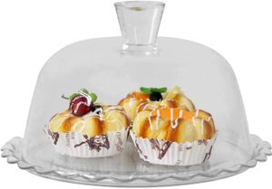Pasabahce Petite Patisserie Kuchenform aus Glas mit Glucke