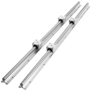 VEVOR 2x SBR20-800mm lineárna koľajnica Posuvná koľajnica Lineárna vodiaca koľajnica