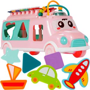 MalPlay Xylophon Musik Bus | Baby Motorikspielzeug | lernen Spielzeug Instrument für kleine Kinder