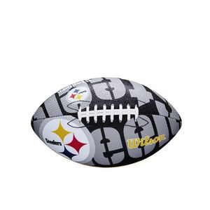 Pittsburgh Steelers - Logo - American Football NFL - Gummi RD1515 (6) (Schwarz/Grau/Weiß)