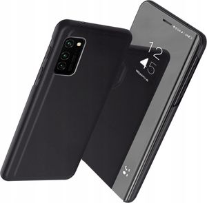 Transparentní flipové pouzdro pro Samsung Galaxy A53 5G, černé