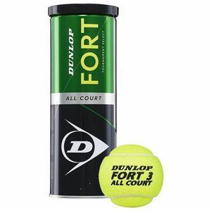 Dunlop Fort All Court Ts Yellow 3 Balls