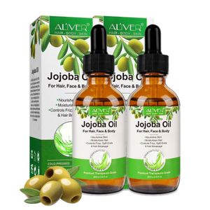 Jojobaöl Haaröl Hautöl Massage Haarpflege Hautpflege kaltgepresst Bio Vegan, 2x 60ml