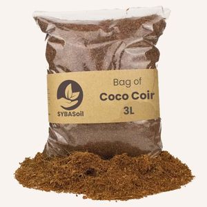 SYBASoil Premium Kokoserde 3 Liter - universal für nahezu alle Pflanzen geeignet