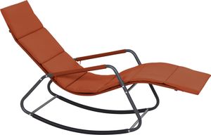 SIENA GARDEN Schaukelliege mit Kissen Aliano red